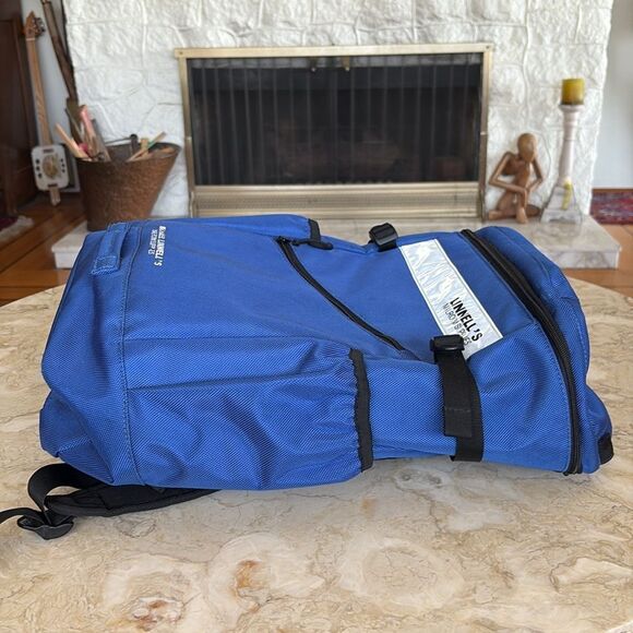 Michael Linnell Reflector Line Toss Pack Backpack Royal Blue Large Unisex - Picture 4 of 15